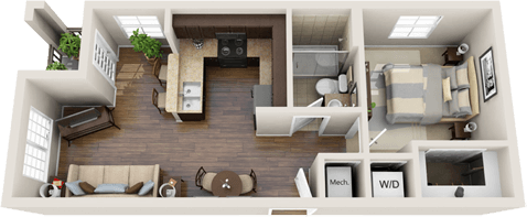 Modern 1 Bedroom Apartment Floor Plan Luxury 33 West Toronto .
