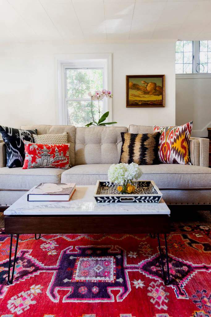 Bohemian Touch In Mid Century Decor