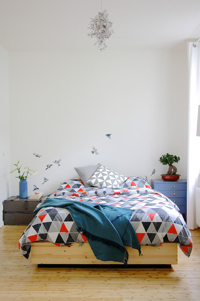 Scandinavian minimalism in elegant bedrooms