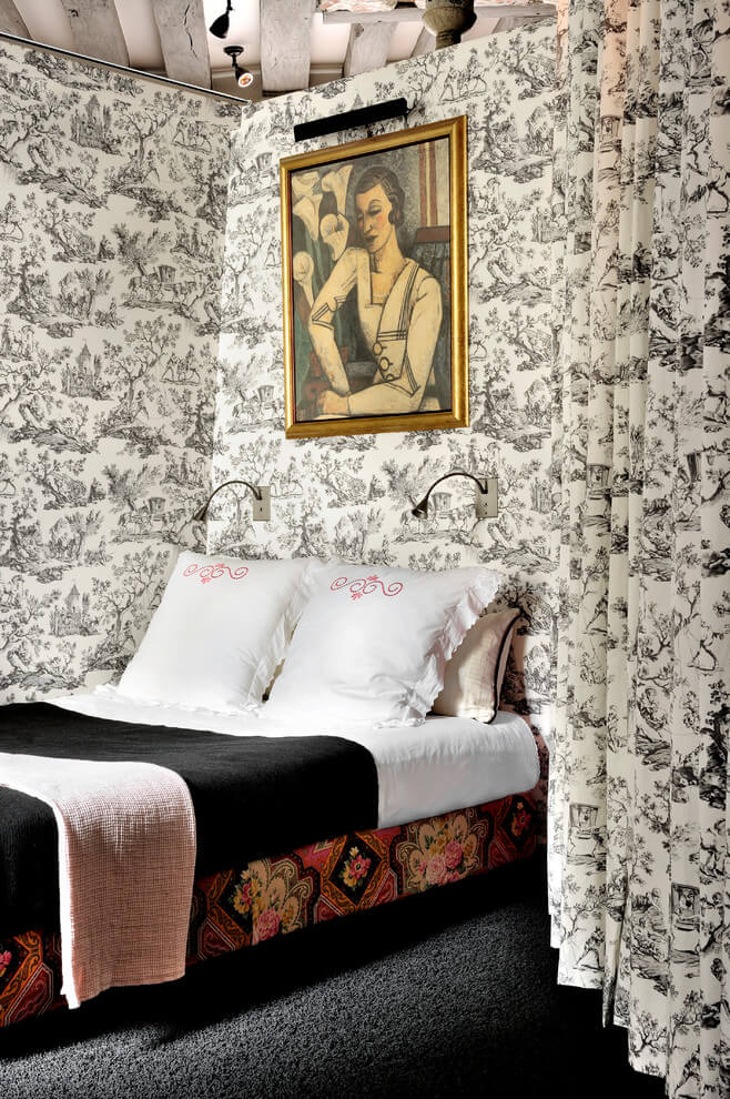 Elegant French style classic bedroom