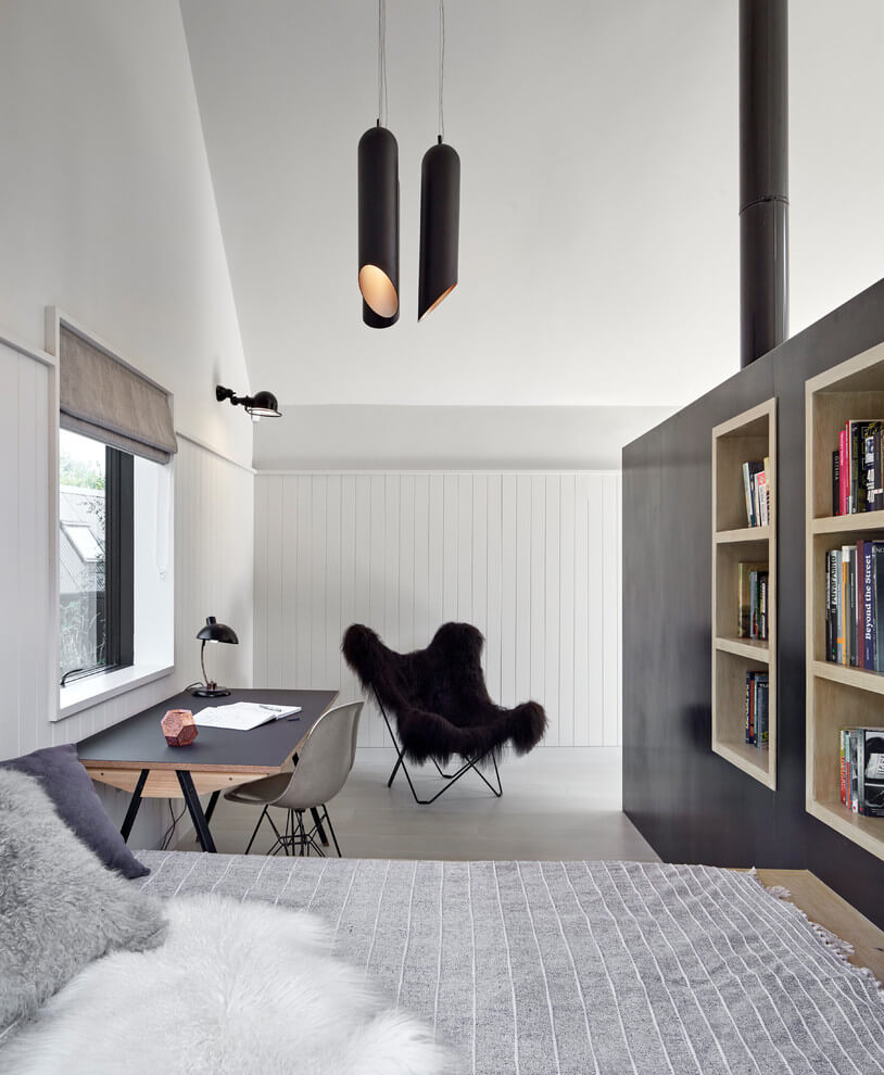 Minimalist design in modern bedroom
