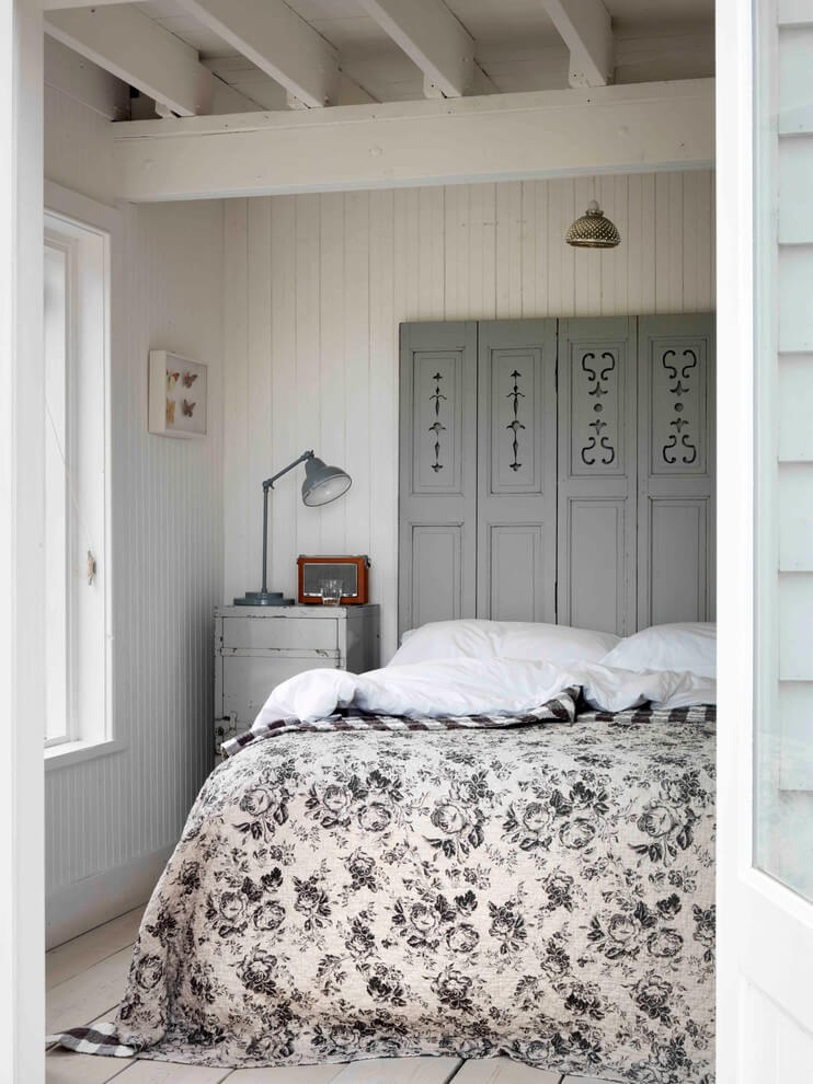 Modern minimalist French bedroom