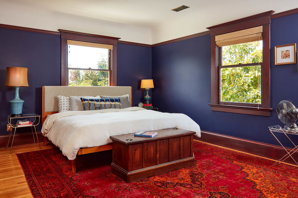 Victorian bedroom natural colors