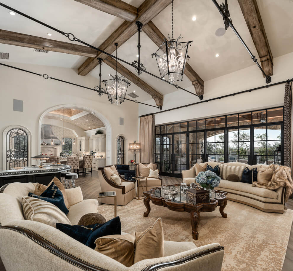 Elegant elegant living room design