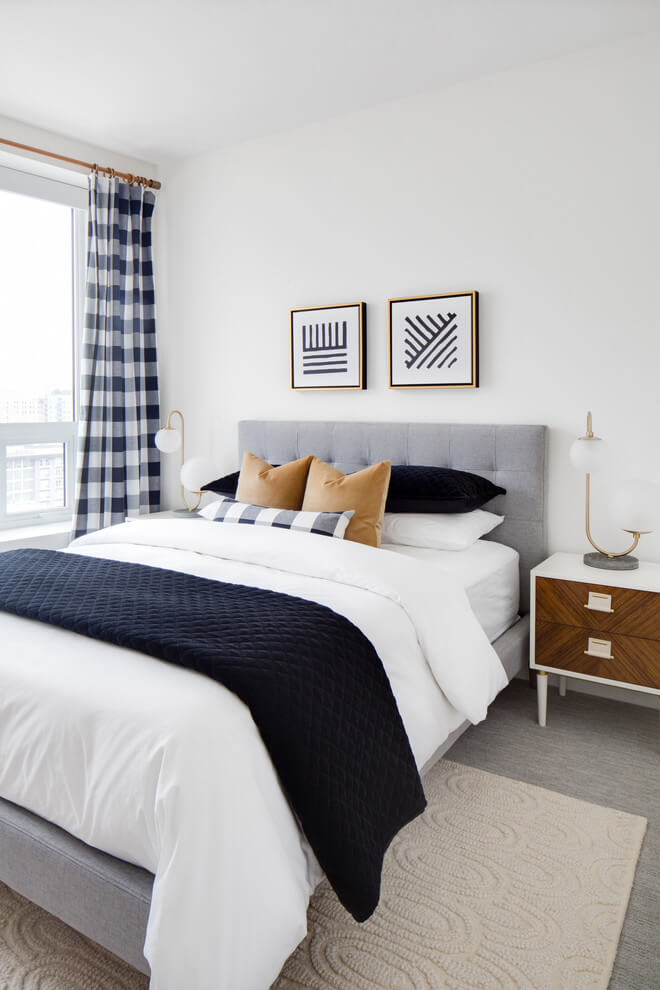 Elegant design Simple modern bedroom