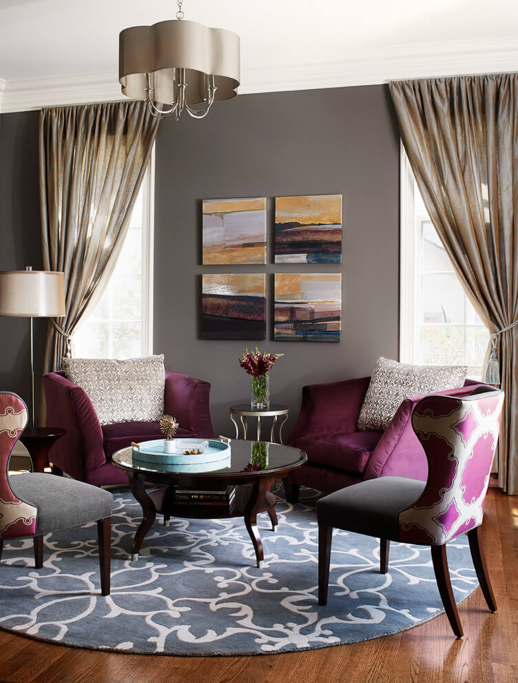 Sophisticated elegant living room decor