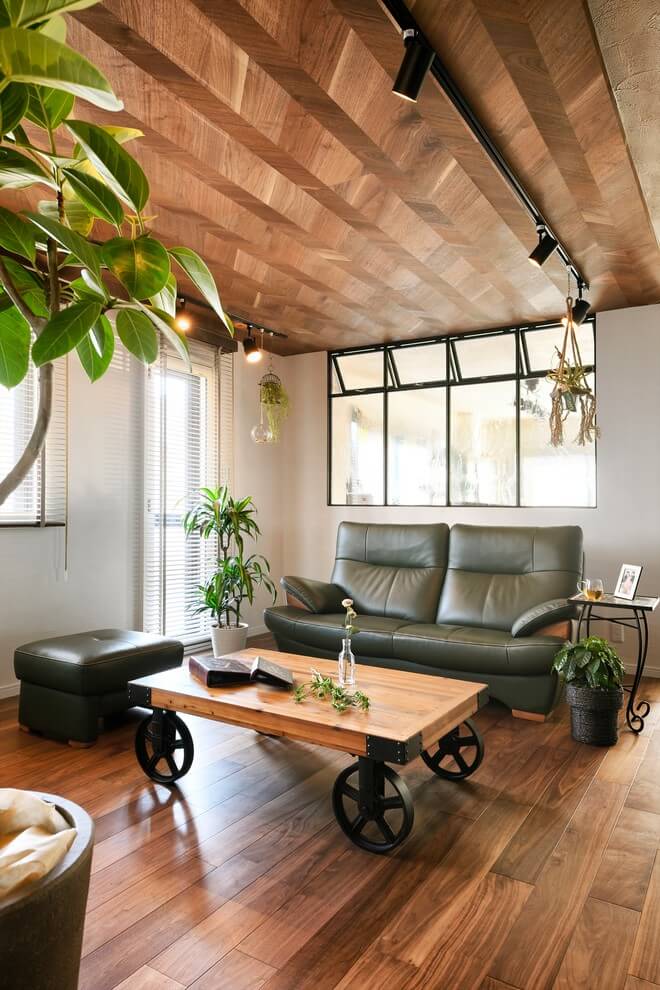 Modern Asian living room design