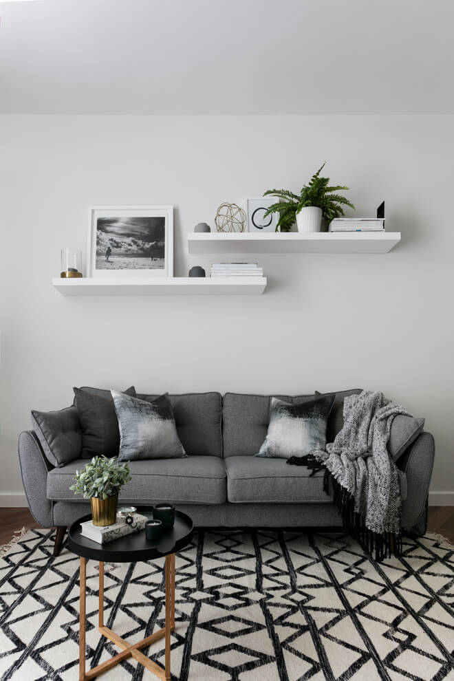 Relaxed modern living room