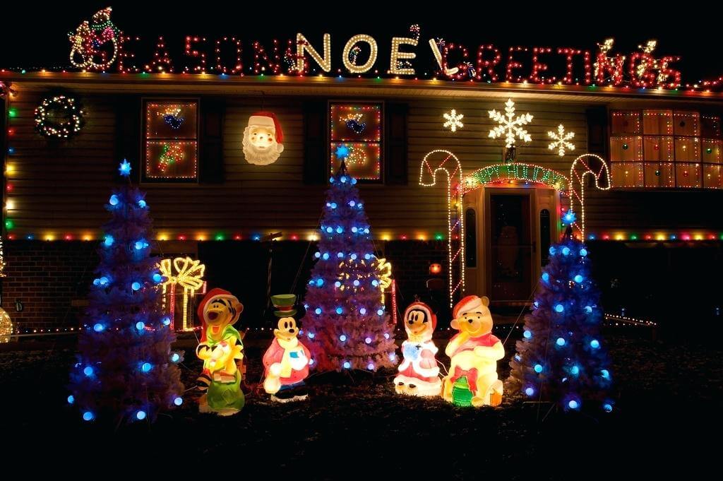 Whimsical Front Yard Christmas Decoration