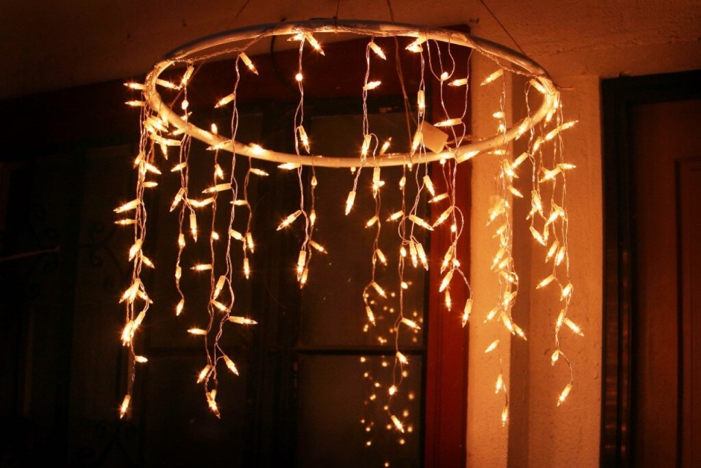 DIY-light chandelier