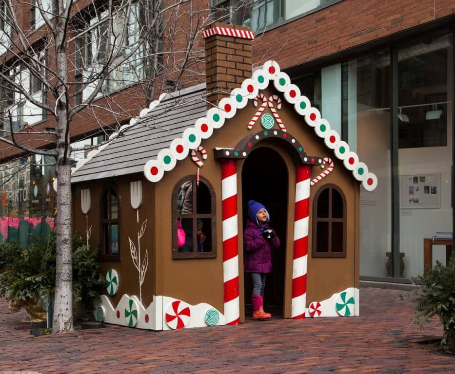 Gingerbread house Whimsical Christmas decor