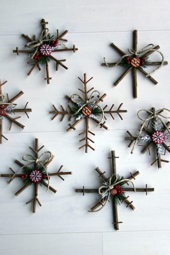 DIY Christmas Craft Tree Ornaments