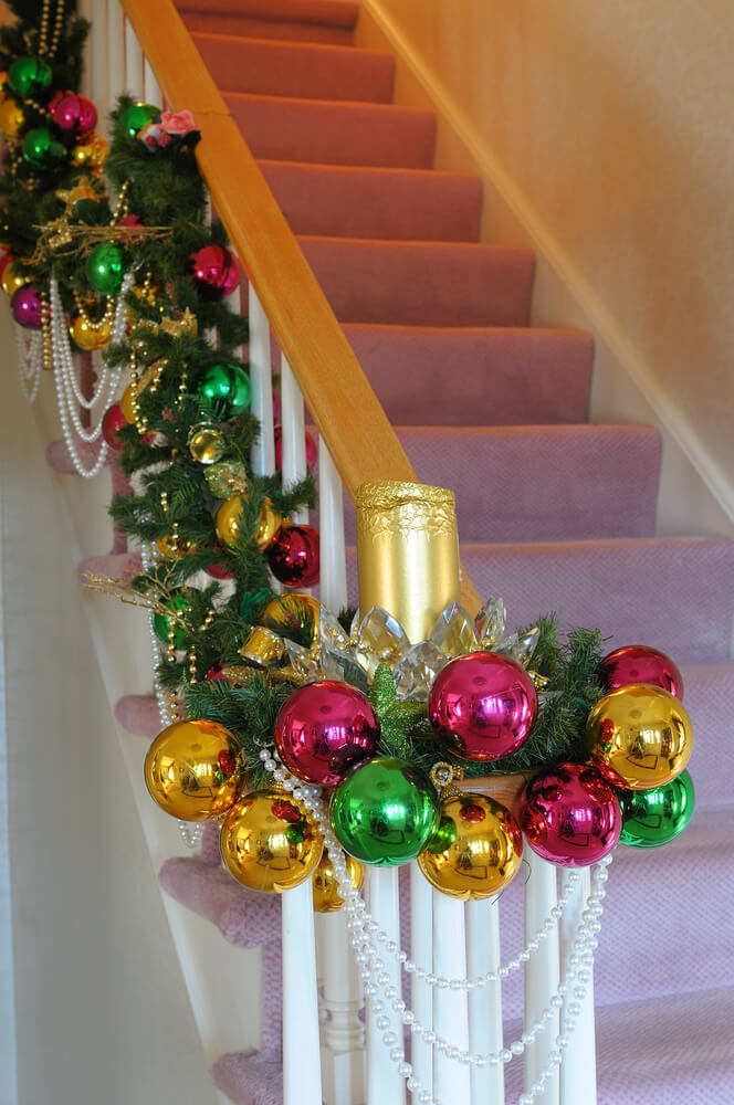 Ornamental Garland staircase