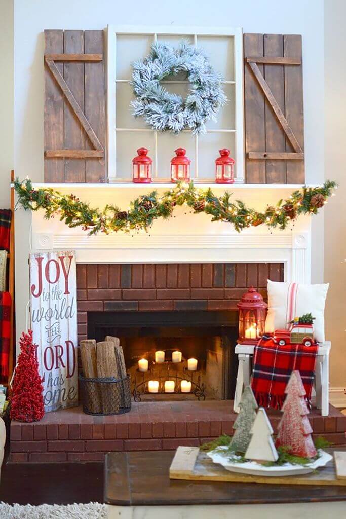 Country Style Christmas Coat Decor