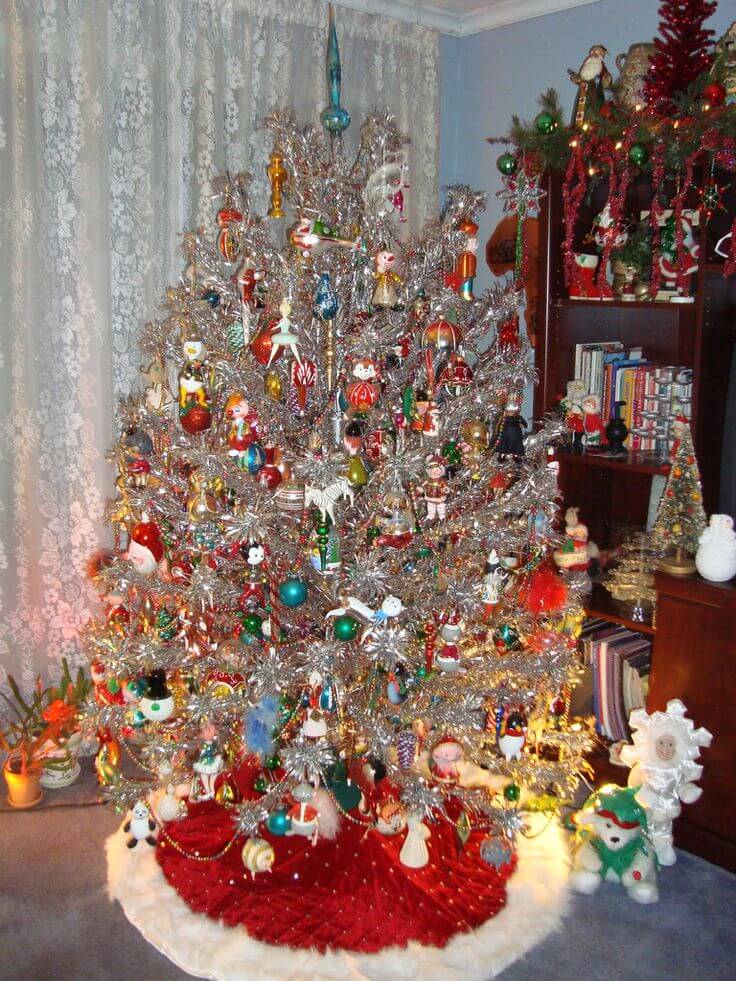 Vintage Aluminum Christmas Tree Decor