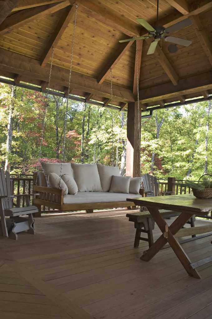 Rustic style outdoor furniture
