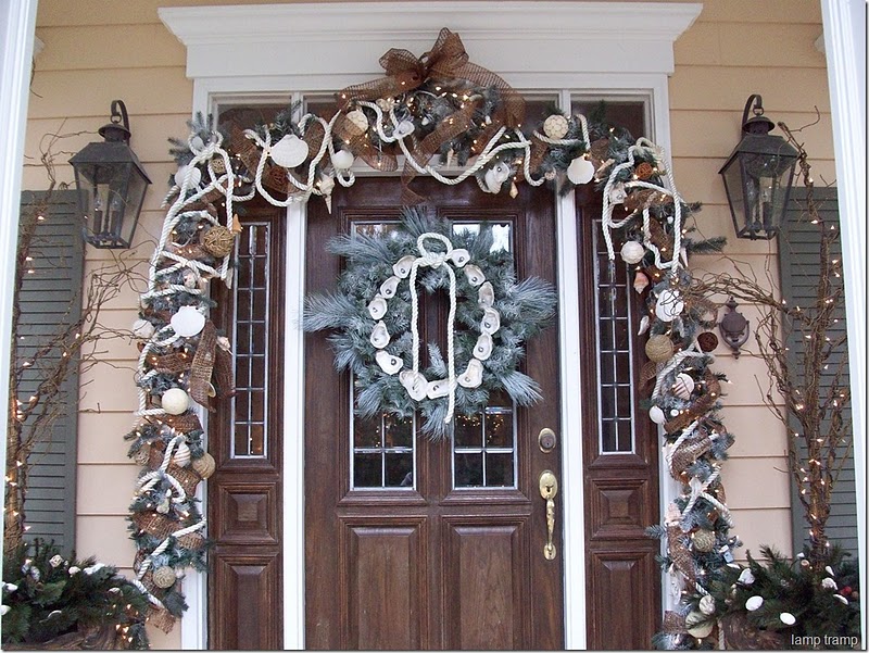 Front Door Nautical Christmas Decor