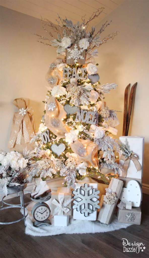 White Winter Wonderland Christmas Tree