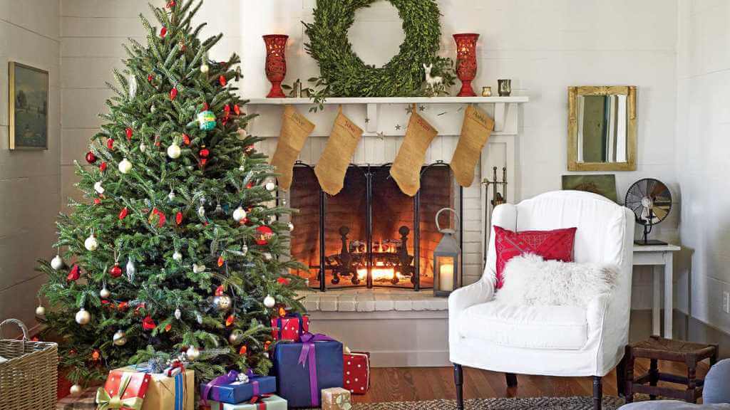 Fantastic country living room tree