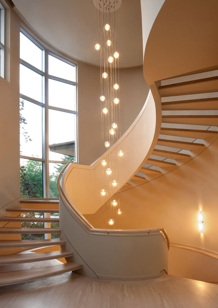 Chandelier for stairs