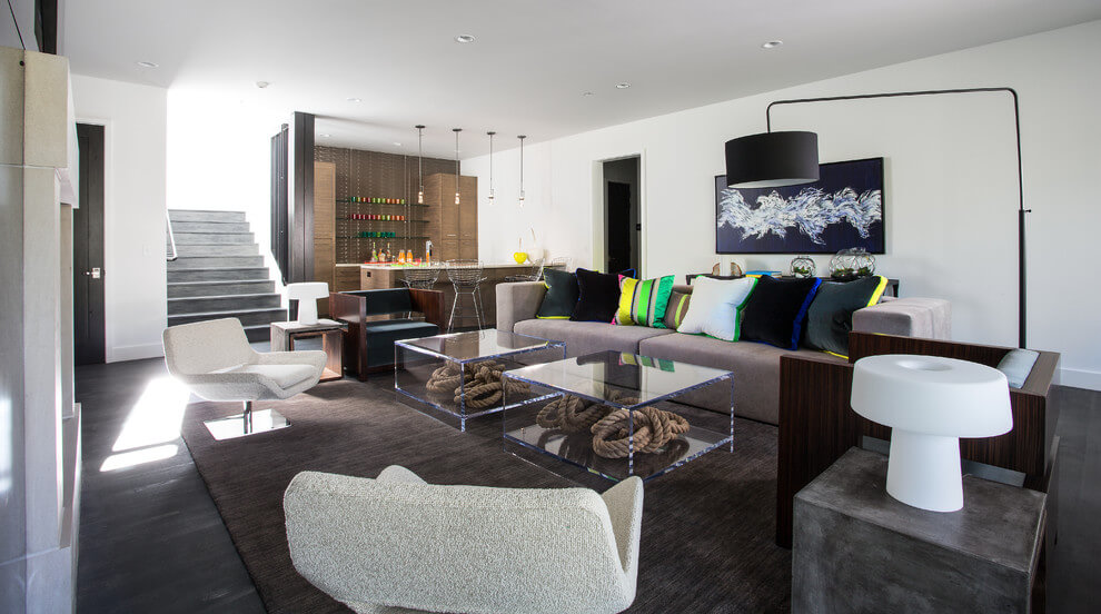 modern family room for the home
