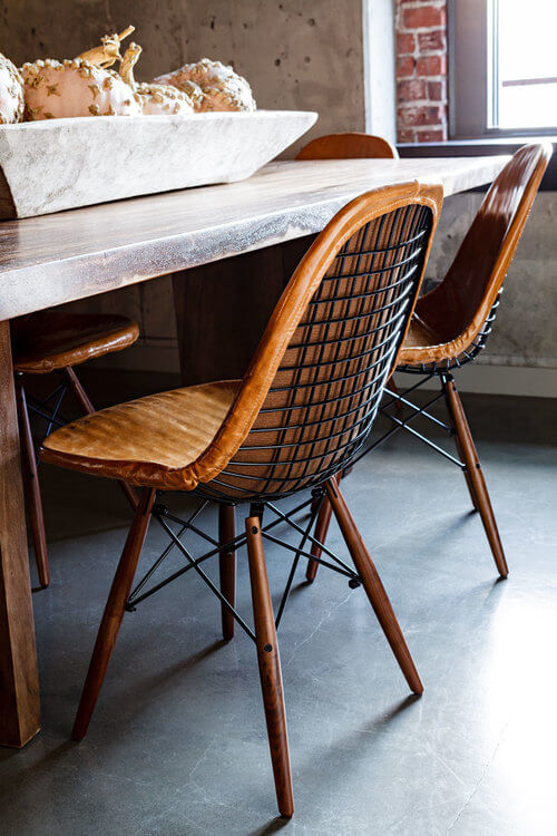eames vintage dining chair