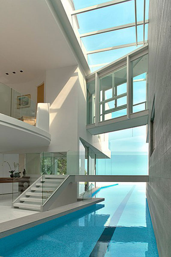 Modern modern indoor pool idea