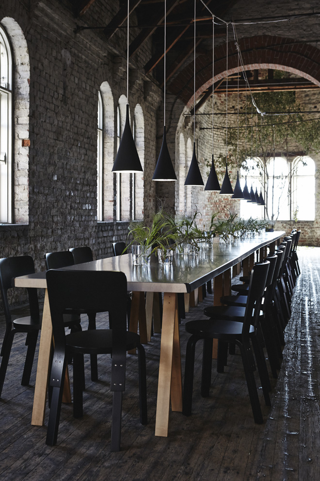 Industrial architects and private dining design