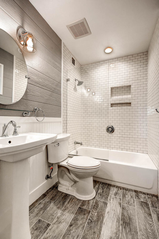 minimalist design for bathroom with shower 