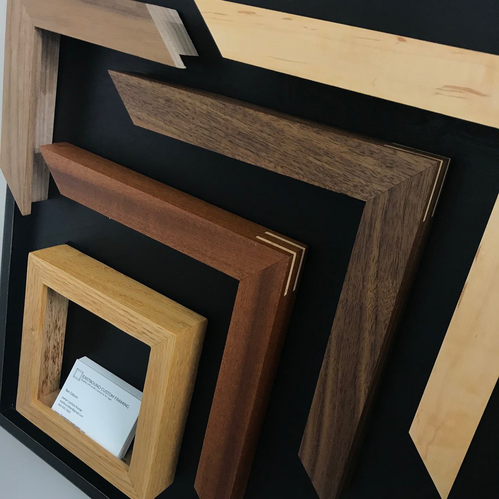 Custom picture frames for living room