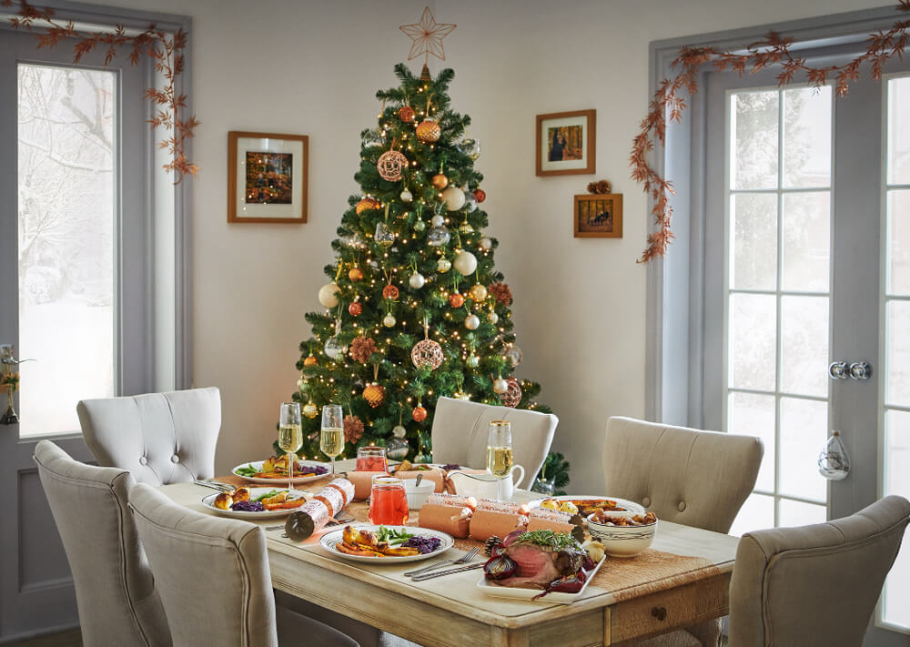 Christmas table decoration