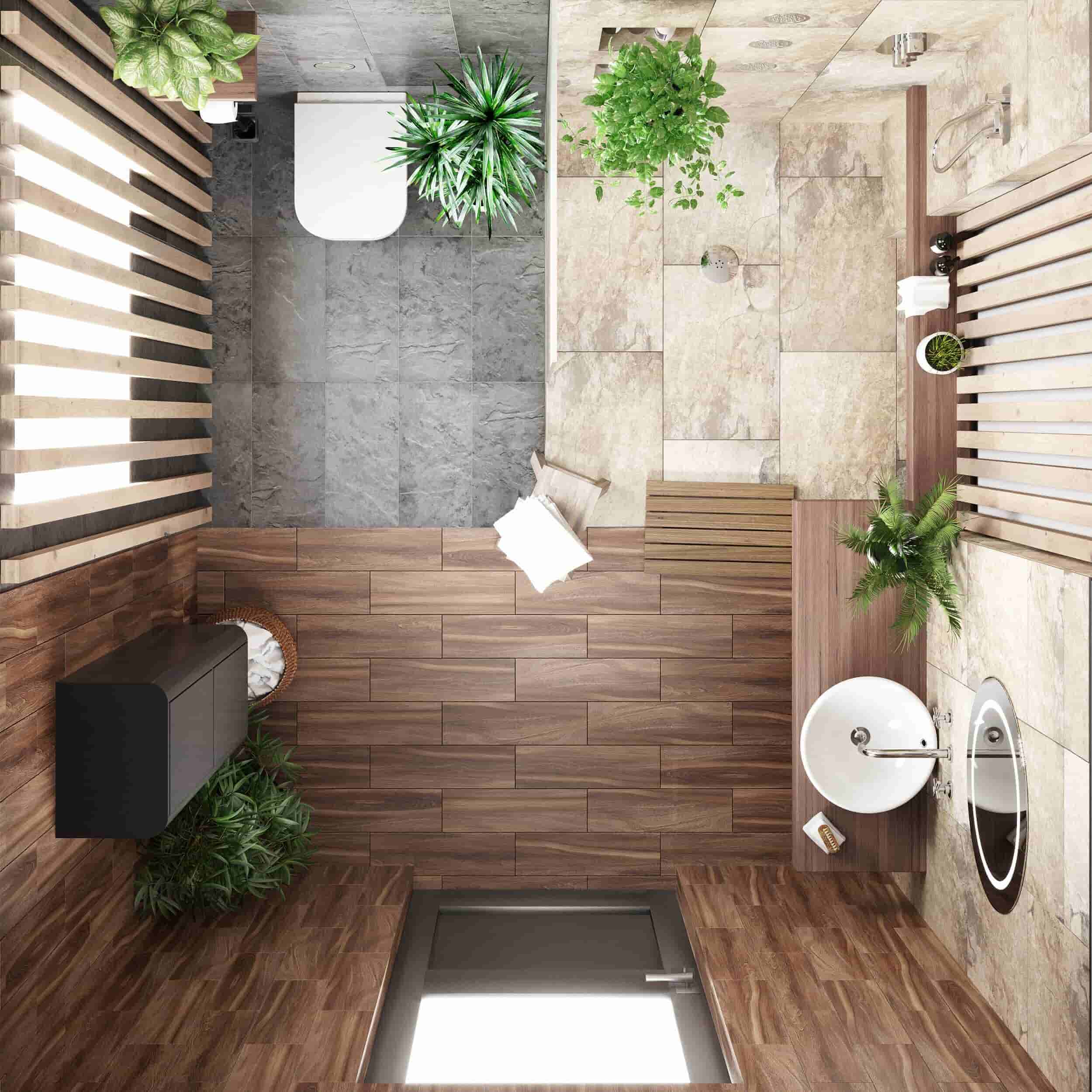 Tropical bathroom designs 4