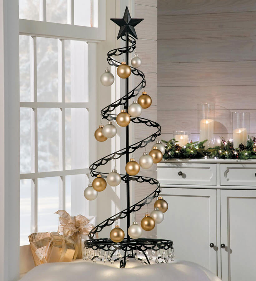 Spiral Tree Christmas Ornament Decoration