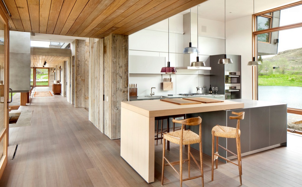 Vintage Wood Big Timber Riverside modern kitchen