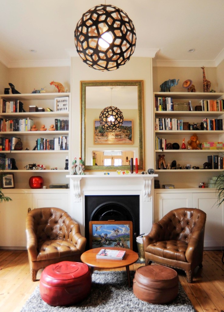 bookshelf living room