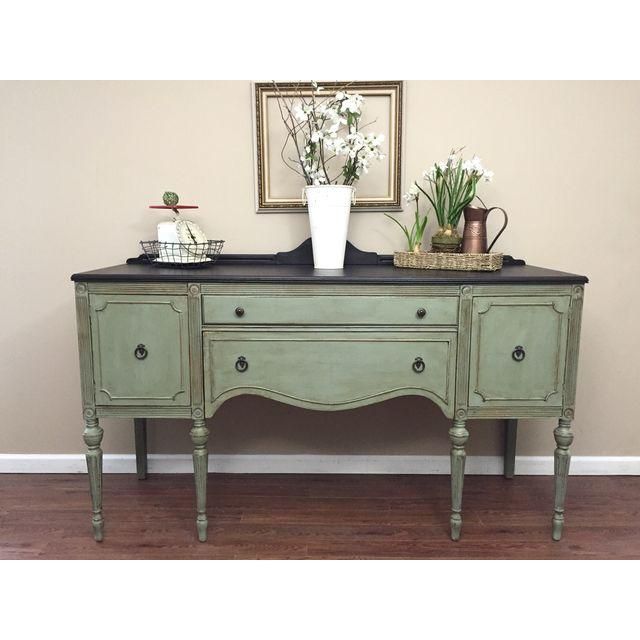 Image of Antique Federal Style Sideboard Buffet | Antique .