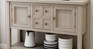 Amazon.com - Console Table Sideboard Buffet Storage Cabinet Home .