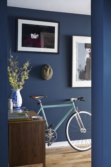 In Full Bloom - Image Magazine | Dark blue hallway, Blue hallway .