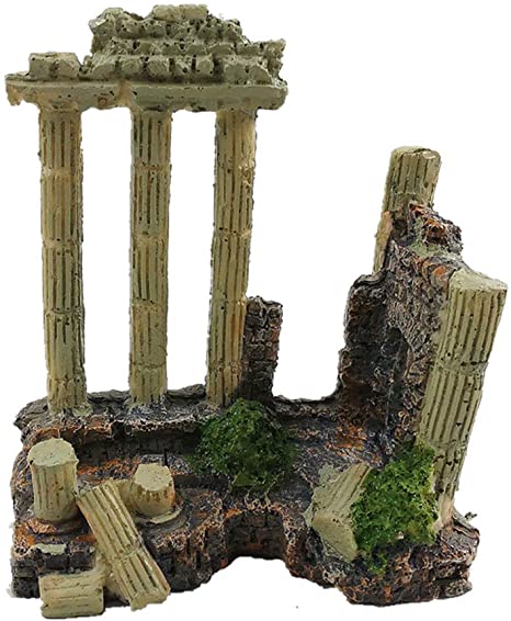 Amazon.com : EHC Resin Solid Vintage Roman Column Aquarium .