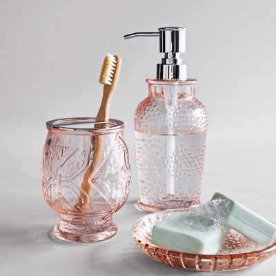 Vintage Glass Bath Accessories Collection - Opalhouse™ : Targ