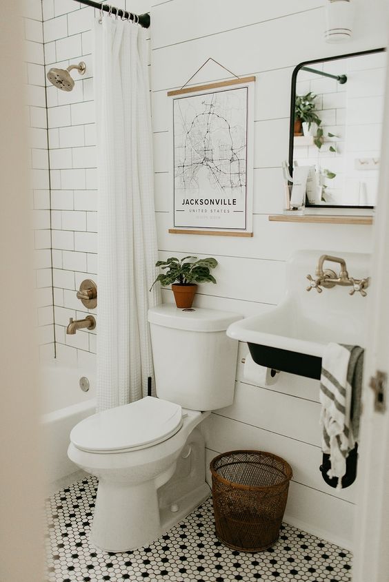 Bathroom Remodel Planning Ideas | Modern vintage bathroom .