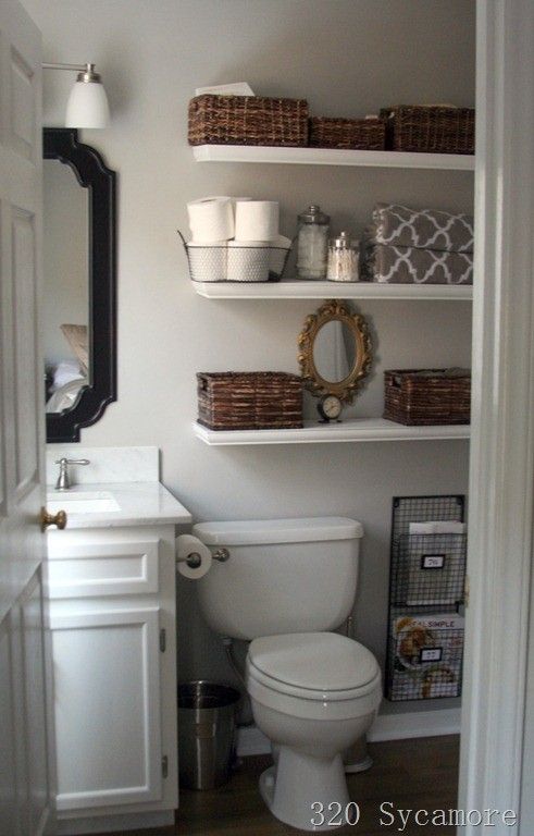 21 Floating Shelves Decorating Ideas | Home, Small bathroom, New hom