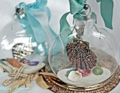 Ideas for Homemade Christmas Ornaments -Coastal Style! - Coastal .