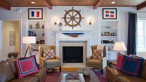 20 Nautical Home Decorations in the Living Room | Home Design Lov