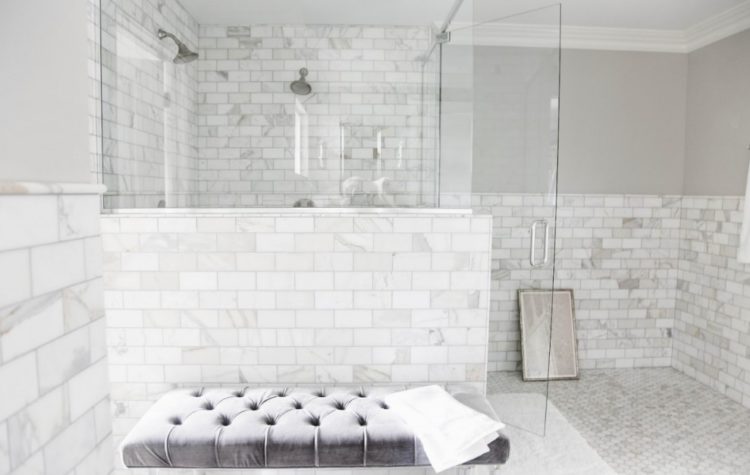 Beautify Your Bathroom Area with Awesome Subway Tile Shower Design .