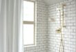 Favorite Things Friday | Brick tiles bathroom, White brick tiles .