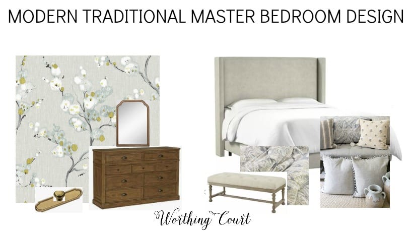 Master Bedroom Decorating Ideas And A Design Board | Worthing Cou