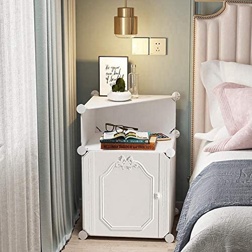 Amazon.com: White Nightstand Night Stand Bedside Table Nightstands .