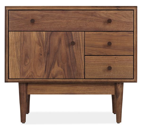 Grove Wood Nightstands - Marlo Bed with Grove Collection - Modern .