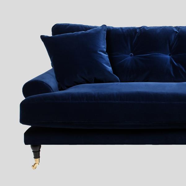 Blanca Deep blue velvet sofa – ATT PYN